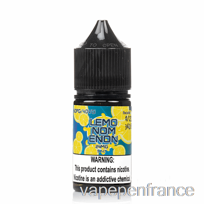 Sel De Citron - E-liquides Nomenon - Stylo Vape 30 Ml 48 Mg